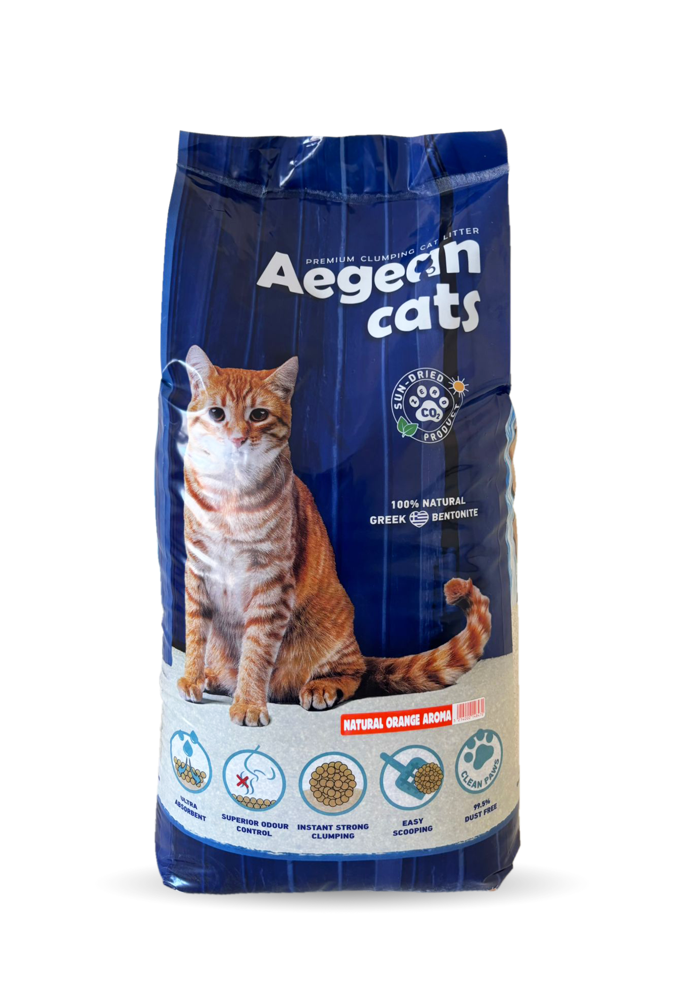 AEGEAN CATS ORANGE FINE-GRAINED 20kg